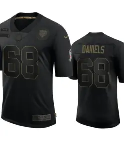 James Daniels Chicago Bears Nike 2020 Salute to Service Limited Jersey - Black