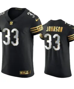 Jaylon Johnson Chicago Bears Nike Golden Edition Vapor Elite Jersey - Black
