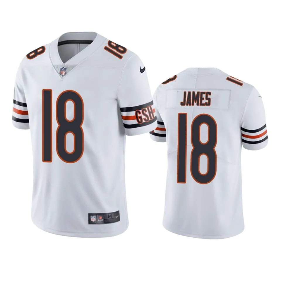 Jesse James Chicago Bears Nike Vapor Limited Jersey - White
