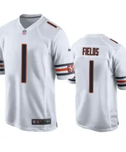 Justin Fields Chicago Bears Nike 2021 NFL Draft Game Jersey - White