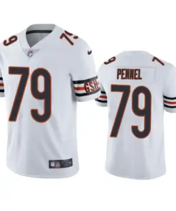Mike Pennel Chicago Bears Nike Vapor Limited Jersey - White