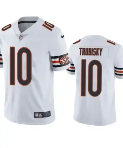 Mitchell Trubisky Chicago Bears Nike Vapor Untouchable Limited Jersey - White