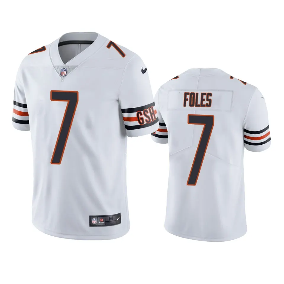 Nick Foles Chicago Bears Nike Vapor Untouchable Limited Jersey - White