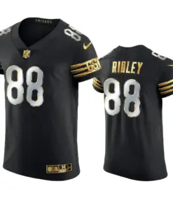 Riley Ridley Chicago Bears Nike Golden Edition Vapor Elite Jersey - Black