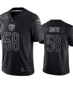 Roquan Smith Chicago Bears Nike RFLCTV Limited Jersey - Black