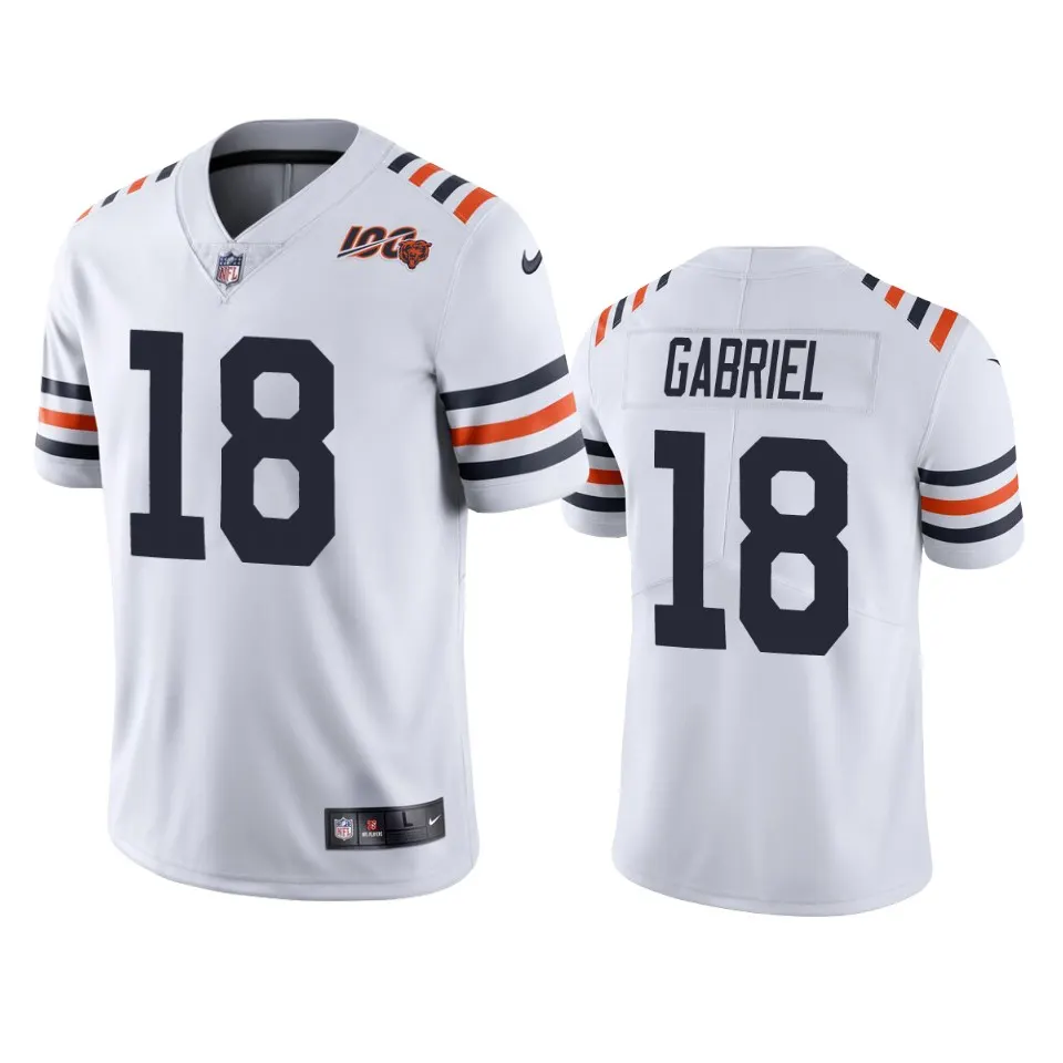 Taylor Gabriel Chicago Bears Nike Alternate Classic 100th Season Limited Jersey - White