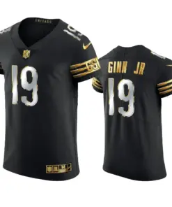 Ted Ginn Jr Chicago Bears Nike Golden Edition Vapor Elite Jersey - Black