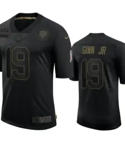 Ted Ginn Jr. Chicago Bears Nike 2020 Salute to Service Limited Jersey - Black