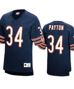 Walter Payton Chicago Bears Mitchell & Ness Acid Wash Jersey - Navy