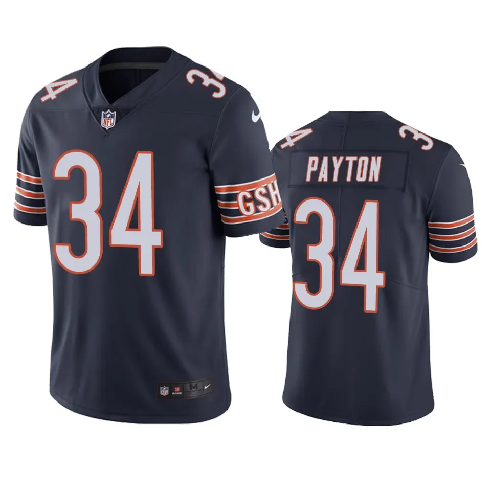 Walter Payton Chicago Bears Nike Color Rush Limited Jersey - Navy