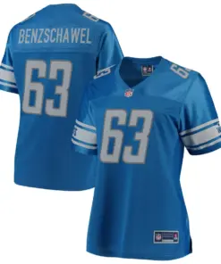 Beau Benzschawel Detroit Lions NFL Pro Line Women's Team Player Jersey - Royal Blue
