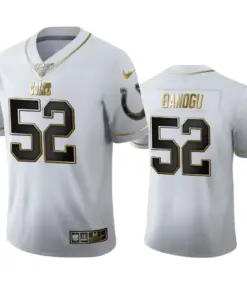 Ben Banogu Indianapolis Colts Nike 100th Season Golden Edition Jersey - White