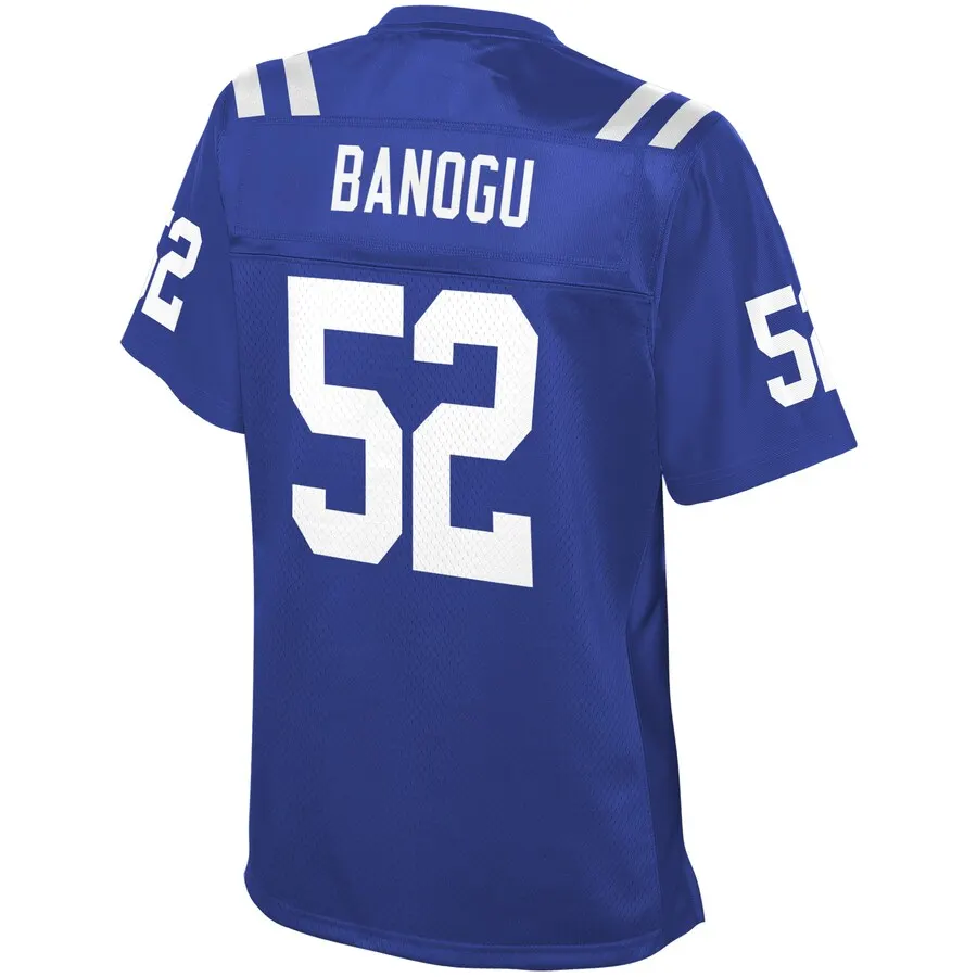 Ben Banogu Indianapolis Colts NFL Pro Line Women's Team Player Jersey - Royal Blue - Image 3