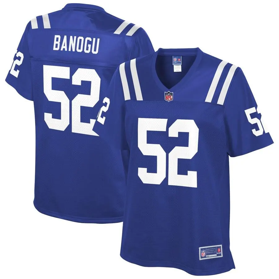 Ben Banogu Indianapolis Colts NFL Pro Line Women's Team Player Jersey - Royal Blue