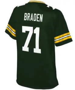 Ben Braden Green Bay Packers NFL Pro Line Women's Player Jersey - Dark Green - Image 3