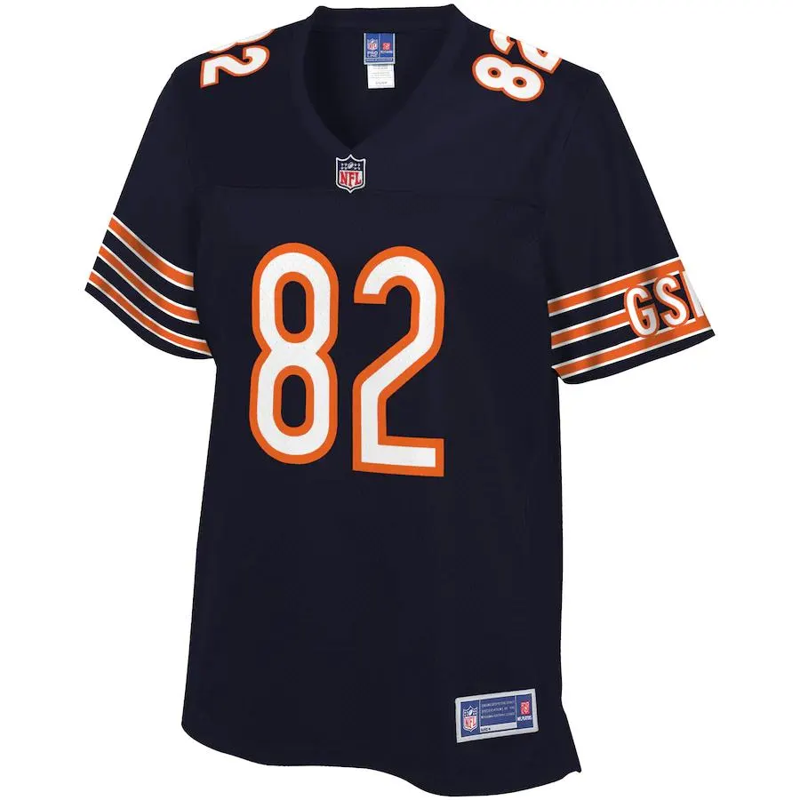 Ben Braunecker Chicago Bears NFL Pro Line Women's Team Player Jersey - Navy - Image 2