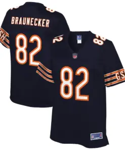 Ben Braunecker Chicago Bears NFL Pro Line Women's Team Player Jersey - Navy