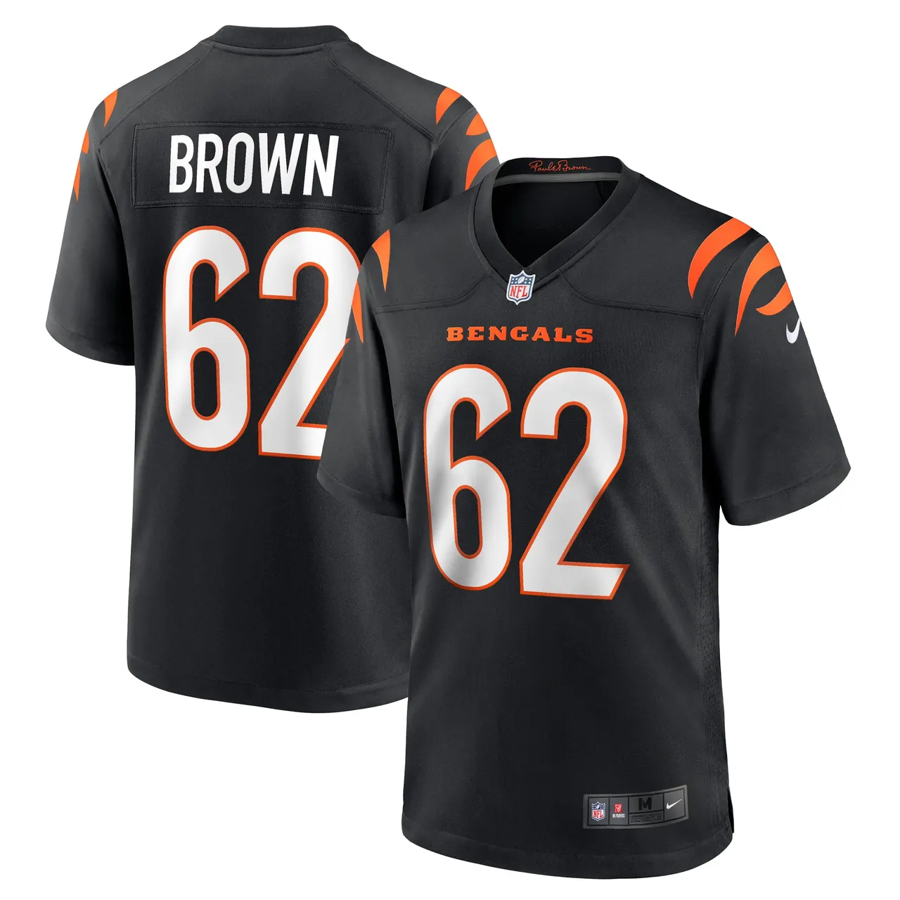 Ben Brown Cincinnati Bengals Nike Game Player Jersey - Black - Image 2
