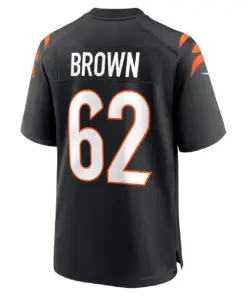 Ben Brown Cincinnati Bengals Nike Game Player Jersey - Black - Image 4