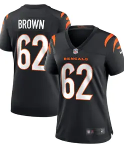 Alternative view of Ben Brown Cincinnati Bengals Nike Women's Game Player Jersey - Black
