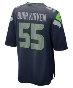Ben Burr-Kirven Seattle Seahawks Nike Game Jersey - College Navy - Image 4