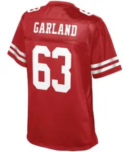 Ben Garland San Francisco 49ers NFL Pro Line Women's Player Jersey - Scarlet - Image 3