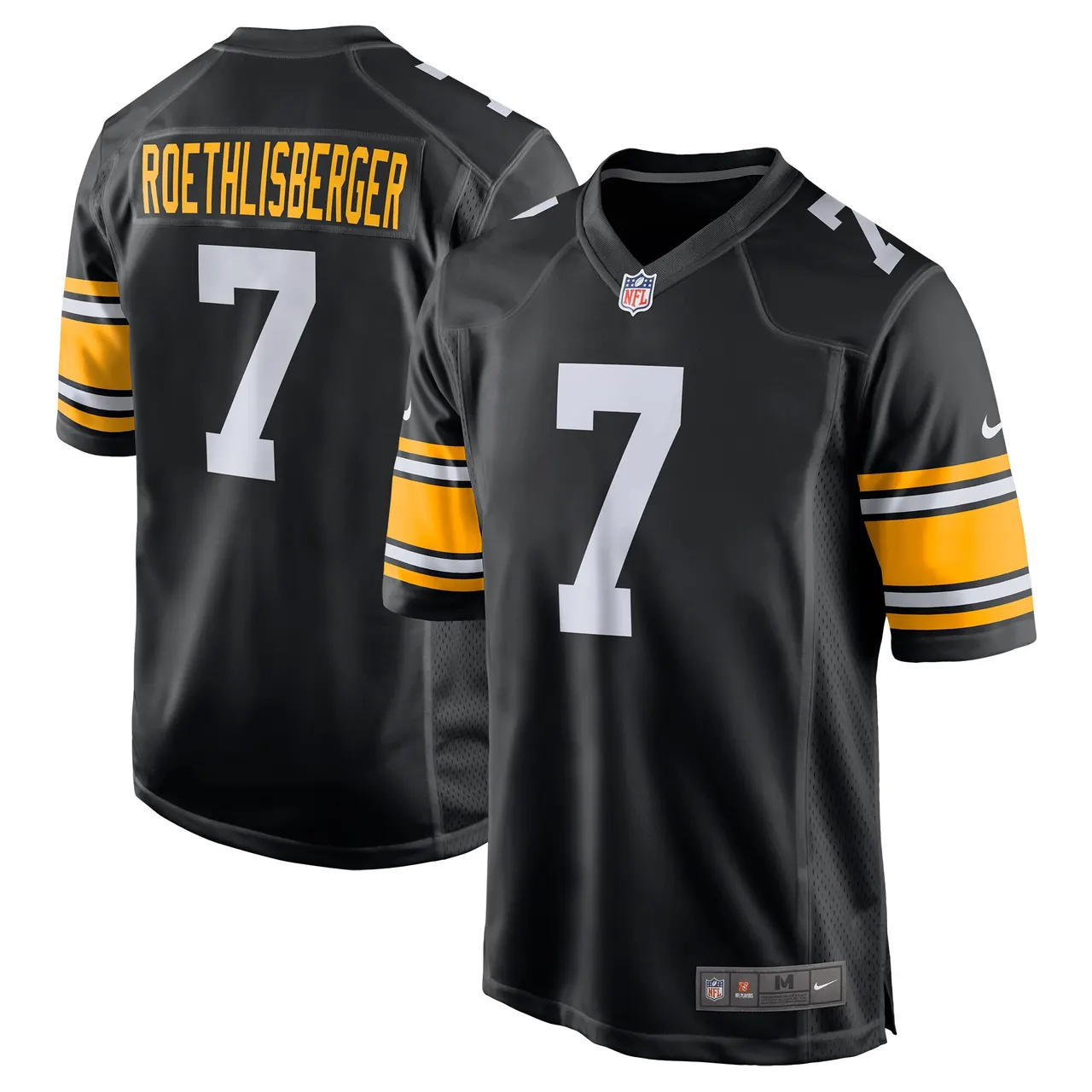 Ben Roethlisberger Pittsburgh Steelers Nike Alternate Game Jersey - Black - Image 2