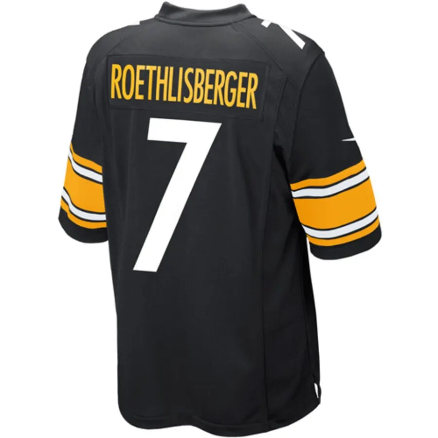 Ben Roethlisberger Pittsburgh Steelers Nike Game Jersey - Black - Image 3