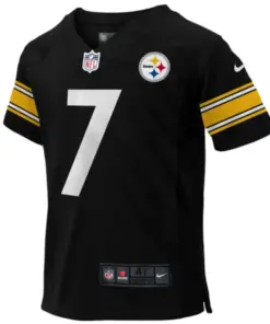 Alternative view of Ben Roethlisberger Pittsburgh Steelers Nike Toddler Game Jersey - Black
