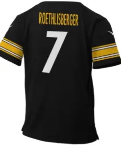 Ben Roethlisberger Pittsburgh Steelers Nike Toddler Game Jersey - Black - Image 3