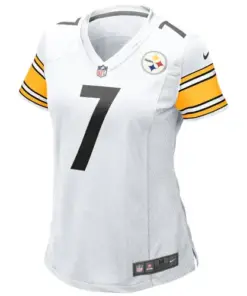 Ben Roethlisberger Pittsburgh Steelers Nike Women's Game Jersey - White - Image 3