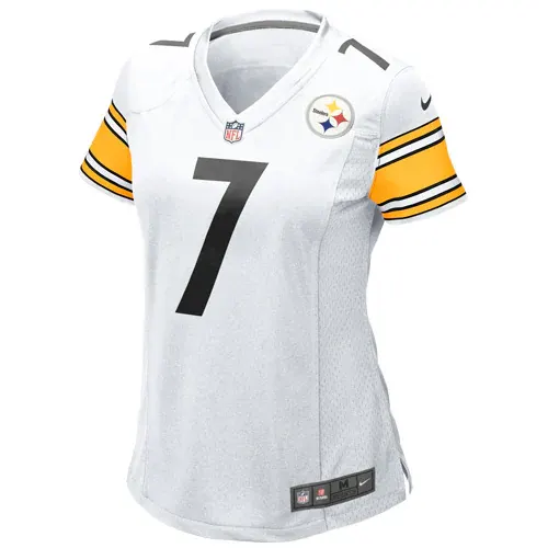 Ben Roethlisberger Pittsburgh Steelers Nike Women's Game Jersey - White - Image 3