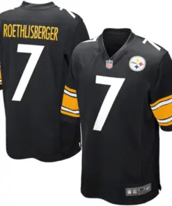 Ben Roethlisberger Pittsburgh Steelers Nike Youth Team Color Game Jersey - Black