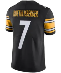 Ben Roethlisberger Pittsburgh Steelers Nike Youth Vapor Untouchable Limited Player Jersey - Black - Image 3