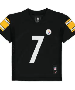 Ben Roethlisberger Pittsburgh Steelers Fanatics Preschool Replica Player Jersey - Black - Image 3