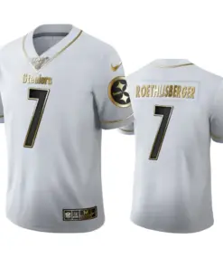 Ben Roethlisberger Pittsburgh Steelers Nike 100th Season Golden Edition Jersey - White