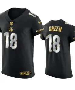 A.J. Green Cincinnati Bengals Nike Golden Edition Elite Jersey - Black