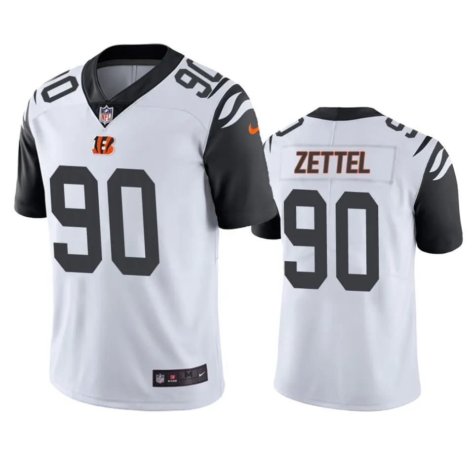 Anthony Zettel Cincinnati Bengals Nike Color Rush Limited Jersey - White