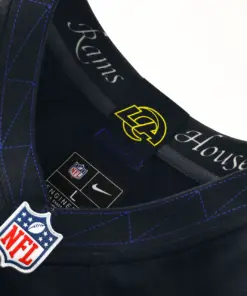 Blake Corum Los Angeles Rams Nike 2025 Rivalries Collection Game Jersey - Midnight Blue - Image 4