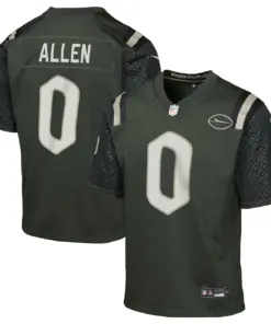 Braelon Allen New York Jets Nike Youth 2025 Rivalries Collection Game Jersey - Gotham Green