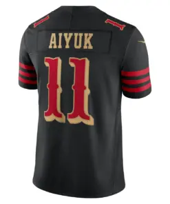 Brandon Aiyuk San Francisco 49ers Nike 2025 Rivalries Collection Limited Jersey - Black - Image 3