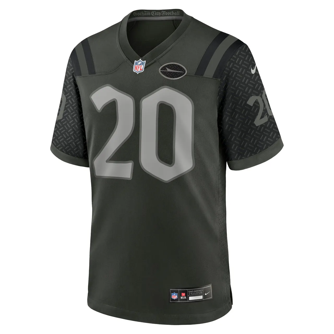 Breece Hall New York Jets Nike 2025 Rivalries Collection Game Jersey - Gotham Green - Image 2