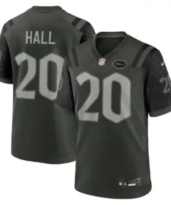 Breece Hall New York Jets Nike 2025 Rivalries Collection Game Jersey - Gotham Green