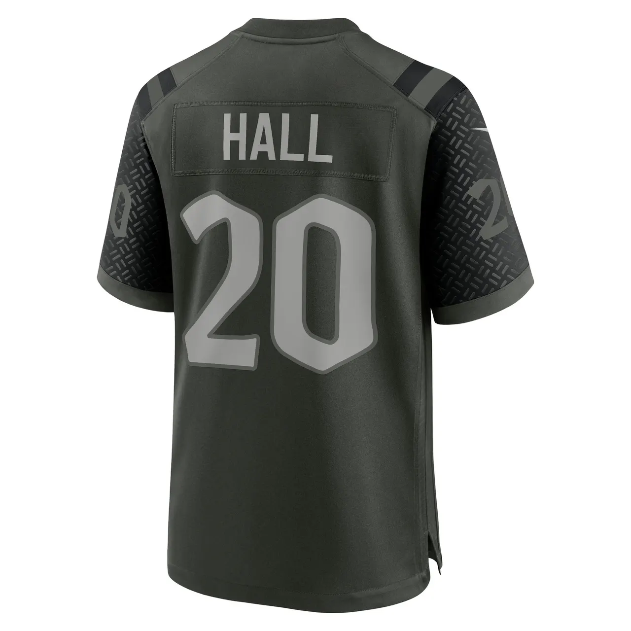 Breece Hall New York Jets Nike 2025 Rivalries Collection Game Jersey - Gotham Green - Image 3