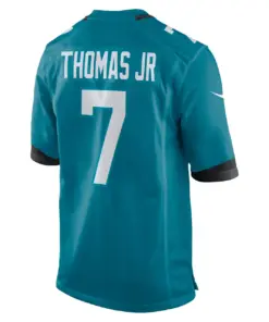 Brian Thomas Jr Jacksonville Jaguars Nike 2024 NFL Draft First Round Pick Player Game Jersey - Teal - Image 3