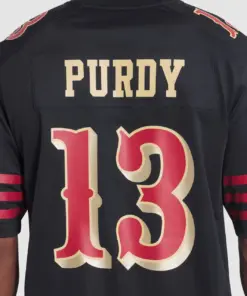 Brock Purdy San Francisco 49ers Nike 2025 Rivalries Collection Game Jersey - Black - Image 7
