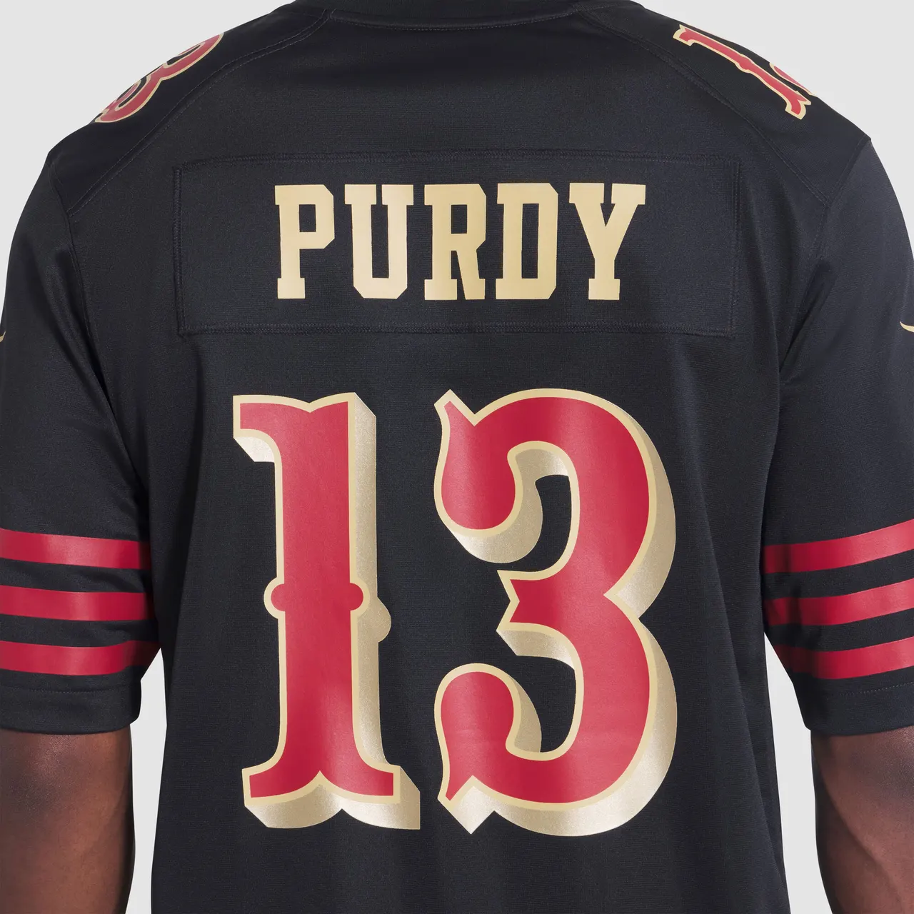 Brock Purdy San Francisco 49ers Nike 2025 Rivalries Collection Game Jersey - Black - Image 7