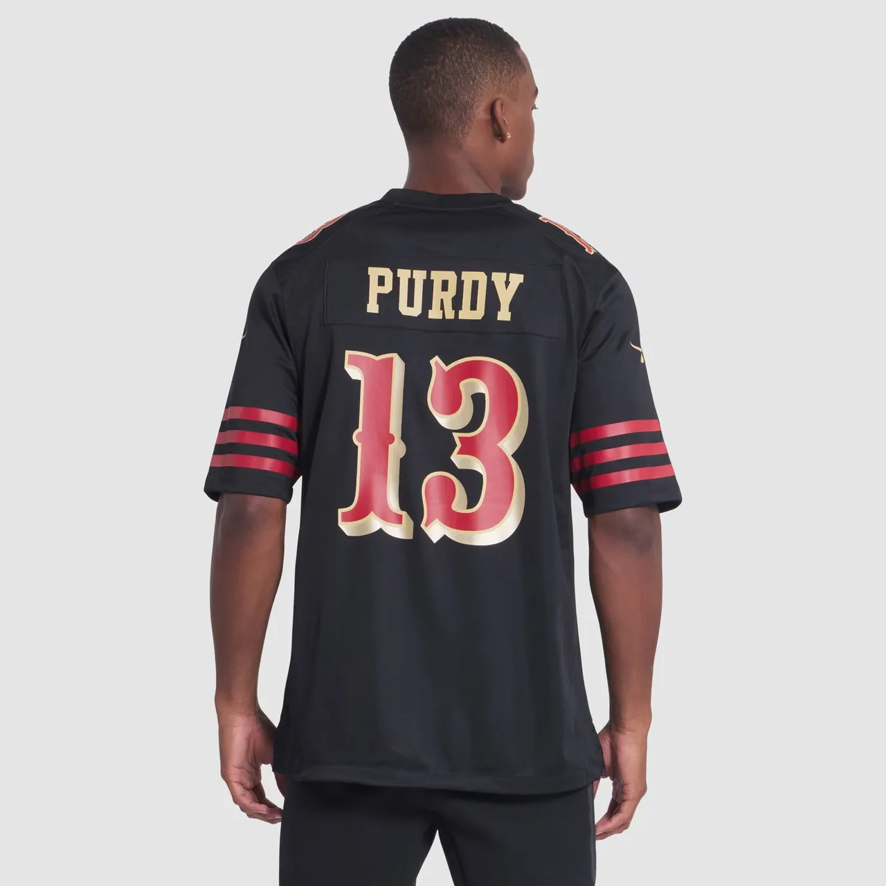 Brock Purdy San Francisco 49ers Nike 2025 Rivalries Collection Game Jersey - Black - Image 5