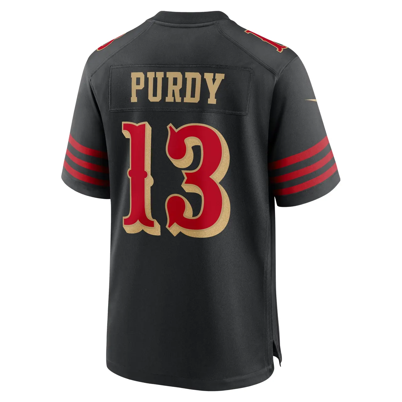 Brock Purdy San Francisco 49ers Nike 2025 Rivalries Collection Game Jersey - Black - Image 3