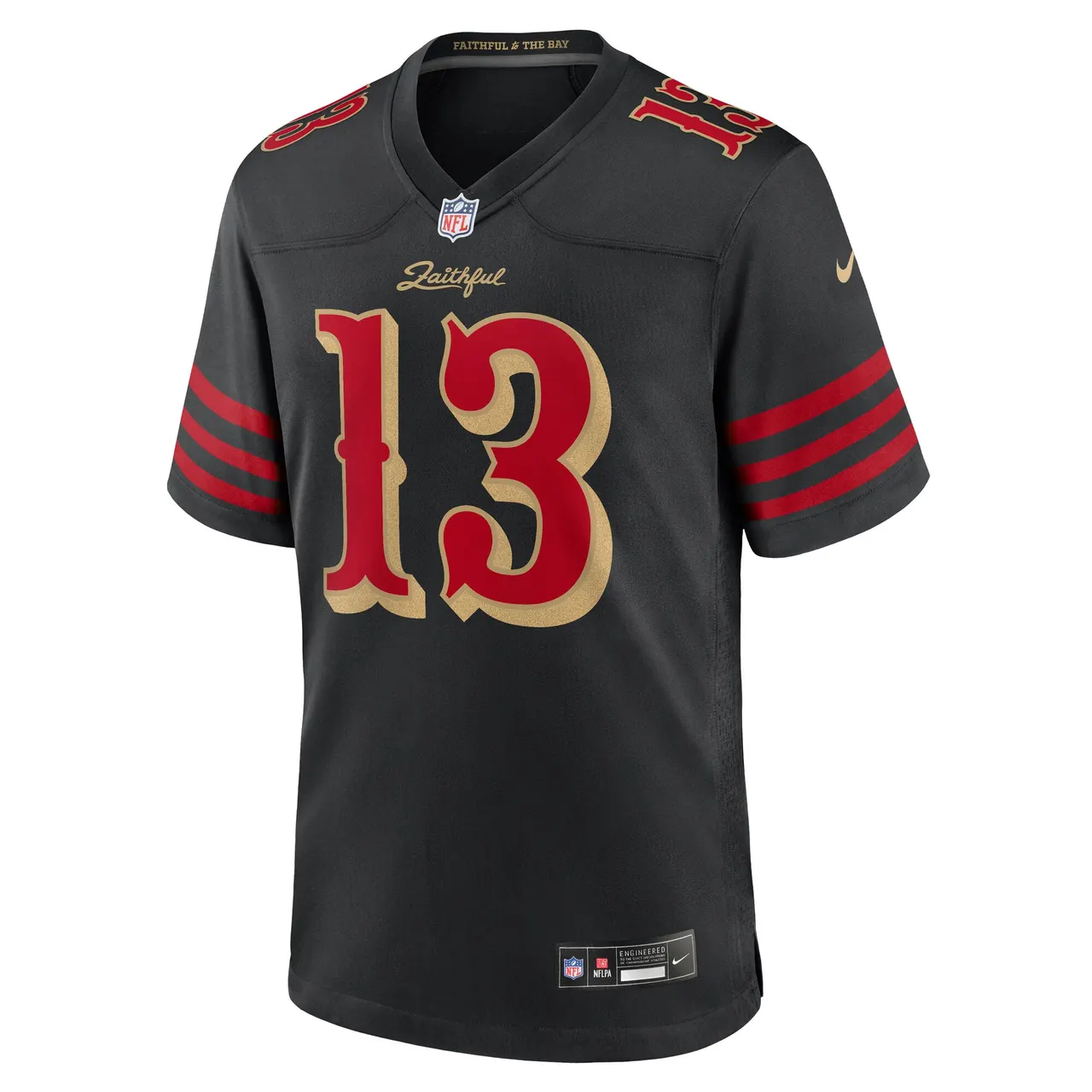 Brock Purdy San Francisco 49ers Nike 2025 Rivalries Collection Game Jersey - Black - Image 2